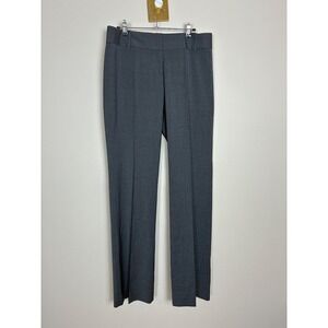 J. Crew Charcoal Gray Wool Blend Straight Leg Dress Pants Size T6 RN77388